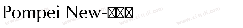 Pompei New字体转换